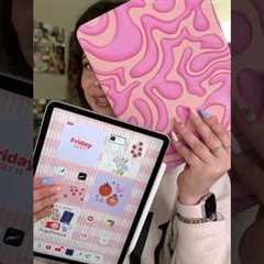 REFRESHING MY IPAD PRO FOR THE MONTH OF JULY (i’m late🧍🏻‍♀️✨) #youtubeshorts #ipadpro #shorts