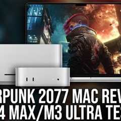 Cyberpunk 2077 Mac DF Review - Mac Mini/MacBook Pro/Mac Studio Tested - PC Perf Comparisons + More!