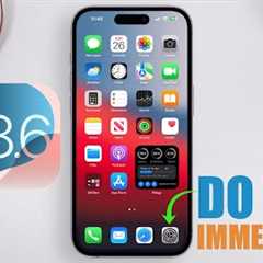 iOS 18.6 - DO This IMMEDIATELY After You Update !