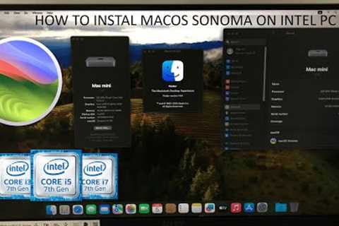 How to install macOS Sonoma Intel user.