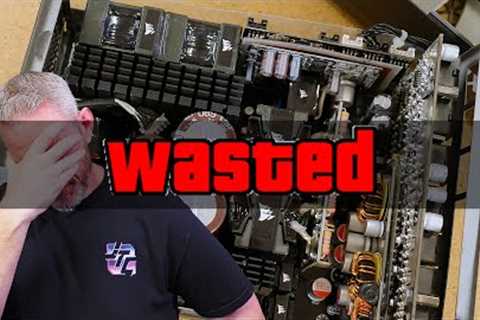 Investigating what exploded in my PSU... DANGEROUS! DONT ATTEMPT!