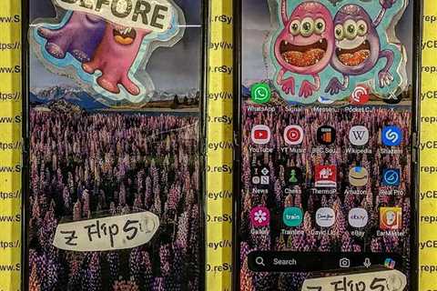 Samsung Galaxy Z Flip 5: Screen Replacement Battle