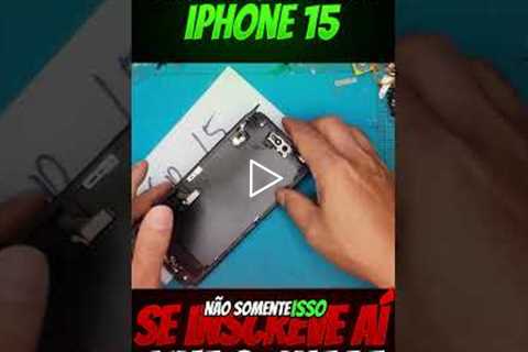 💔 iPhone 15 com a TELA DESTRUIDA! Veja Como Ficou Depois do Conserto!