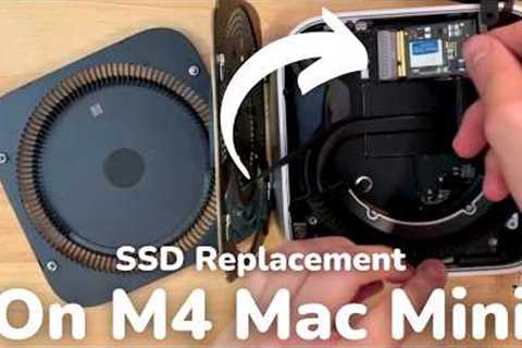 UPGRADING the SSD on an M4 Mac mini!?