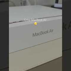 New MacBook Air M4 13” in Starlight 🤌🏼 #macbook #apple #unboxing #asmr #productivity #wfh #study