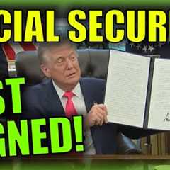 Trump Just Signed THIS for Social Security… No More Taxes?