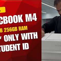 🌌 MacBook Air M4 Sky Blue Unboxing | 16GB RAM, 256GB SSD | 2025 Model