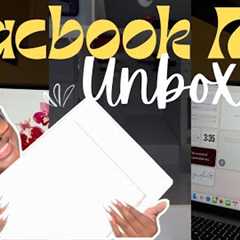 MACBOOK AIR M4 ( STARLIGHT) UNBOXING 💻💕👩‍💻| SETUP REVEAL | *UNI EDITION*