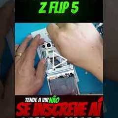 😨 Samsung Galaxy Z Flip 5 QUEBROU! Veja o Conserto Incrível da Tela Dobrável!