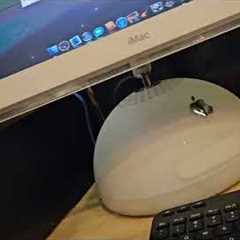 Old vintage apple imac PowerMac6,1 power pc g4