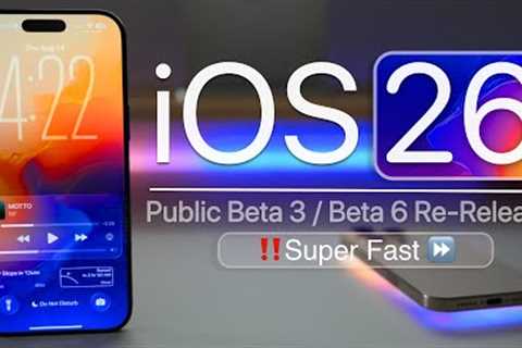 iOS 26 Public Beta 3 and Beta 6 Re-Release are Out!