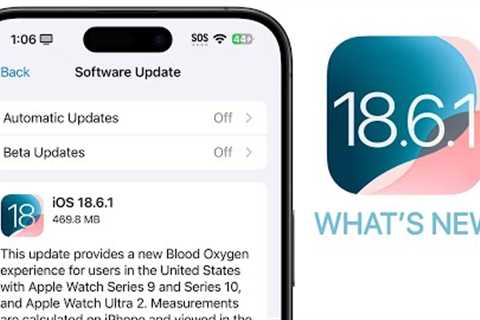 iOS 18.6.1 Released - What''s New?