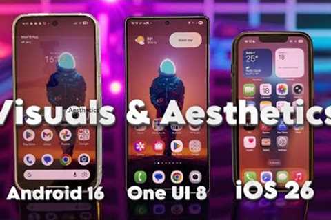Android 16 vs One UI 8 vs iOS 26 - Visuals & Aesthetics (Beta)