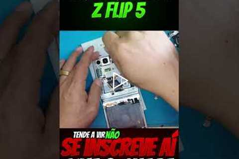 😨 Samsung Galaxy Z Flip 5 QUEBROU! Veja o Conserto Incrível da Tela Dobrável!