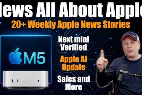 M5 Mac mini Verified, Apple AI Updates, New Apple Watch Feature, and More Weekend Apple News