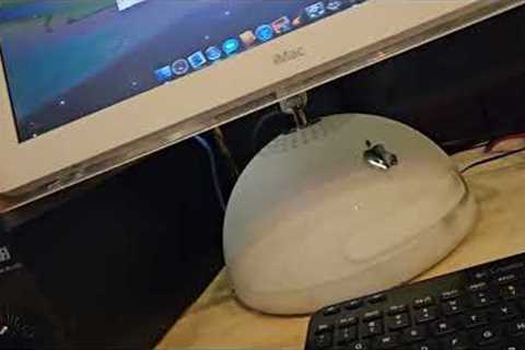 Old vintage apple imac PowerMac6,1 power pc g4