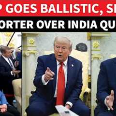 Trump Visibly IRRITATED After India Question; ‘What Do You Mean?’: U.S. President Jabs Reporter