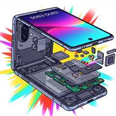 Disassembling a Foldable Phone for Internal Cleaning