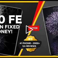 Cracked Galaxy S20 FE Screen – Is It Worth Fixing and Who Does It Best?