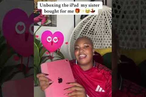 Unboxing my new iPad 🎁✨#unboxingvideo #ipadunboxing #appleunboxing #techunboxing #appleipad