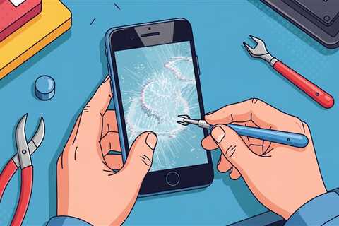 Fixing a “Frozen” Phone Display: Technician’s Insights