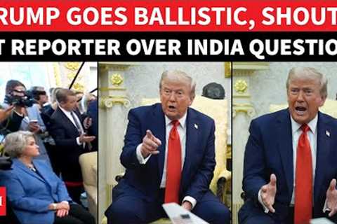 Trump Visibly IRRITATED After India Question; ‘What Do You Mean?’: U.S. President Jabs Reporter