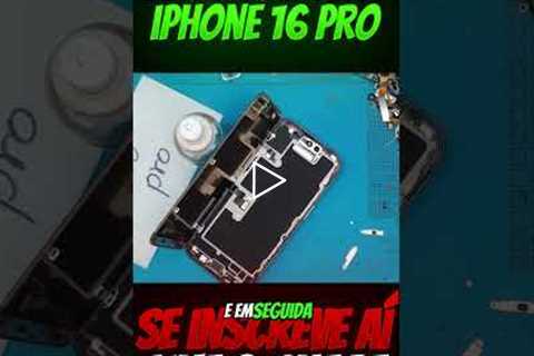 😱 iPhone 16 Pro com a TELA QUEBRADA! O Conserto Vai te Surpreender!