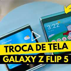😱 Samsung Galaxy Z Flip 5 com a TELA QUEBRADA! Veja o Conserto Incrível!