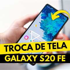 😱 Samsung Galaxy S20 FE com a TELA QUEBRADA! Veja o Conserto Incrível!