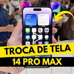 😱 iPhone 14 Pro Max com a TELA QUEBRADA! Veja o Conserto Incrível!
