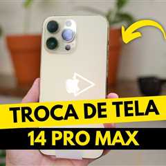 😱 iPhone 14 Pro Max com a TELA QUEBRADA! Veja o Conserto Incrível!