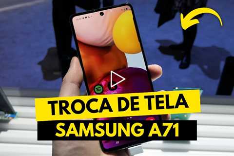 😱 Samsung Galaxy A71 com a TELA QUEBRADA! Veja o Conserto Incrível!