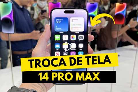 😱 iPhone 14 Pro Max com a TELA QUEBRADA! Veja o Conserto Incrível!