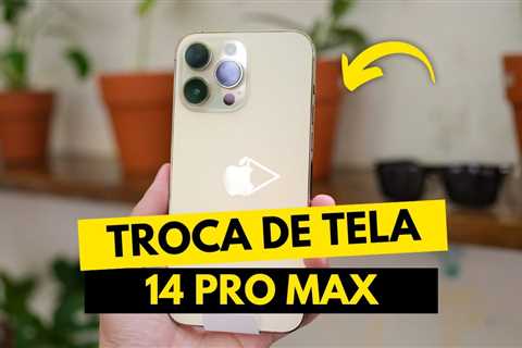 😱 iPhone 14 Pro Max com a TELA QUEBRADA! Veja o Conserto Incrível!