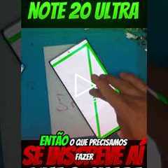 O pior estado que já vi em um Note 20 Ultra… olha o antes e depois! 😱