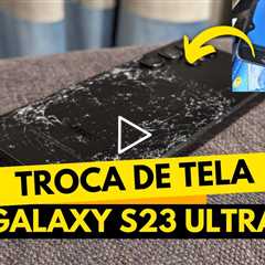 Esse conserto do S23 Ultra quase deu errado… mas o final valeu a pena! 😬