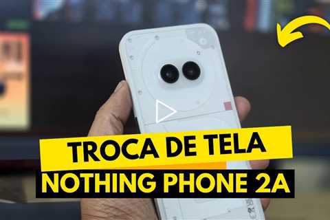 Transformei um Nothing Phone 2a destruído em um NOVO celular! (Troca de Tela)