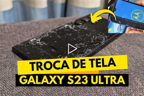 Esse conserto do S23 Ultra quase deu errado… mas o final valeu a pena! 😬
