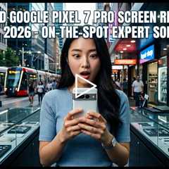 Cracked Google Pixel 7 Pro Screen Repair in Sydney 2026 – On-the-Spot Expert Solutions