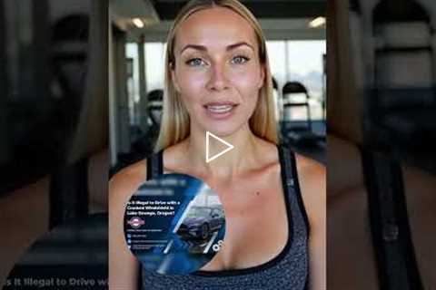 Is It Illegal to Drive with a Cracked Windshield in Lake Oswego, Oregon?