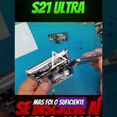 👉 Tela quebrada no S21 Ultra… o resultado ficou ABSURDO! 😳🔥