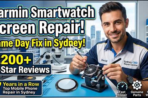 Cracked Garmin Smart Watch Screen Replacement in Sydney – Fast and Reliable Repair Services