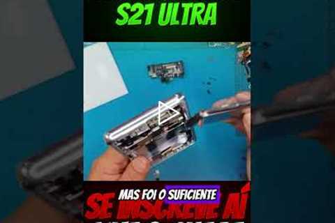 👉 Tela quebrada no S21 Ultra… o resultado ficou ABSURDO! 😳🔥