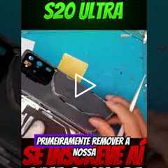 ELE VOLTOU À VIDA! 😱 Veja a troca de tela do S20 Ultra que parecia impossível