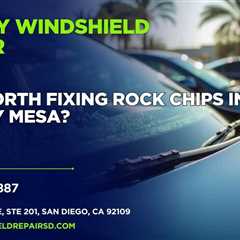Is it worth fixing rock chips in Kearny Mesa?