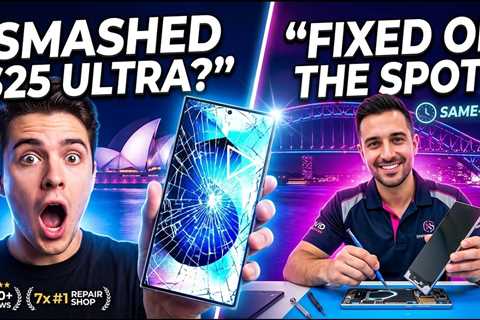 Smashed Galaxy S25 Ultra Screen Repairs in Sydney During Vivid 2026 – Fast On-the-Spot Fix