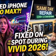 Dropped iPhone 15 Pro Max Screen Replacement During Vivid 2026 – Who Can Fix It on t in Sydney?
