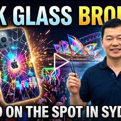 Dropped iPhone 16 Pro Max Back Glass Replacement During Vivid 2026 – Who Can Fix It   in Sydney?