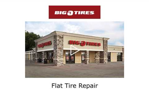 Flat Tire Repair - Big O Tires
