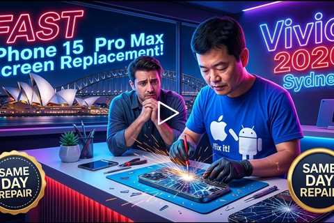Smashed iPhone 15 Pro Max Screen Replacement During Vivid 2026 – Who Can Fix It Fast in Sydney?